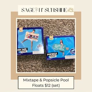 Mixtape & Popsicle Pool Floats